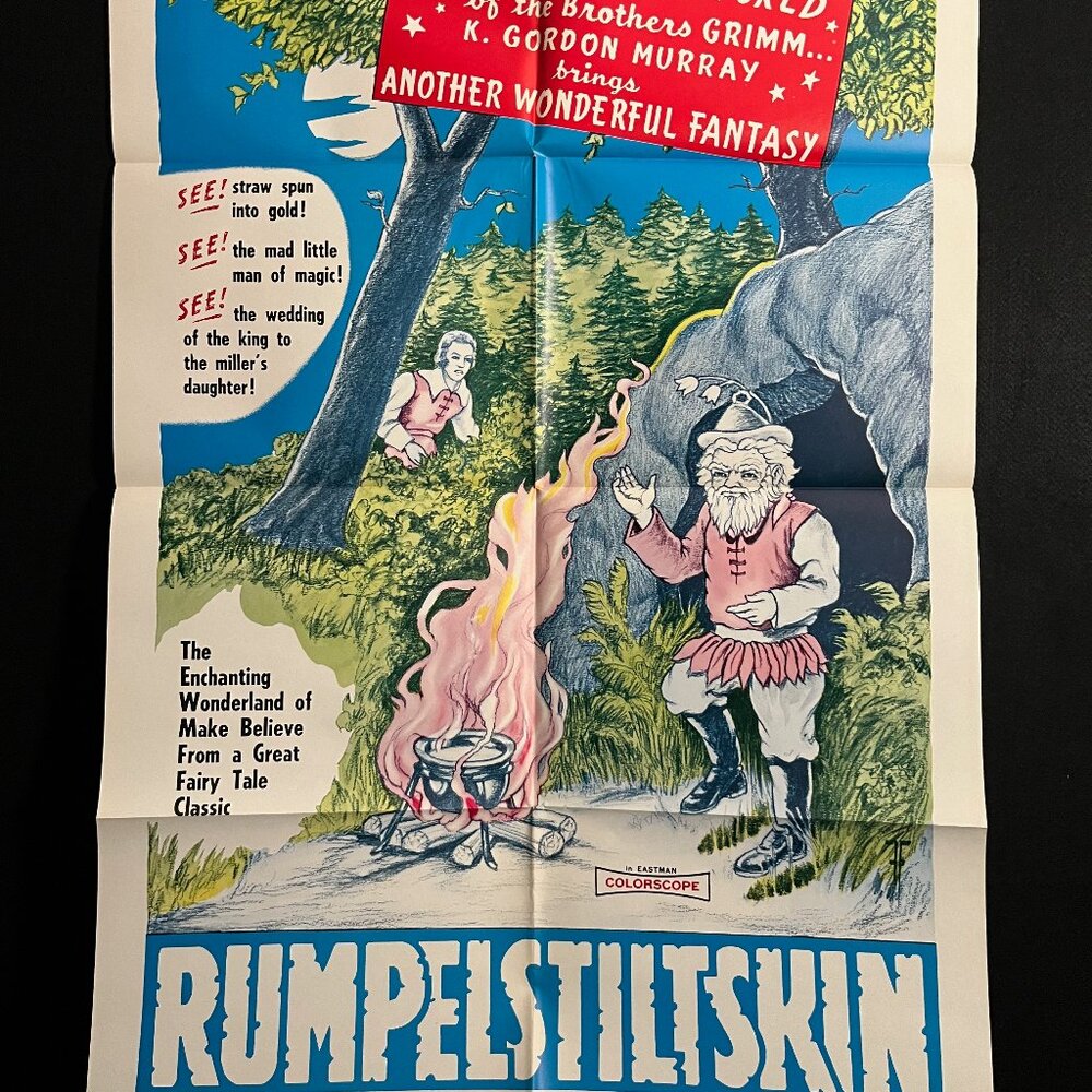 Rumpelstiltskin R1968 One Sheet Movie Poster Brothers Grimm Fairy Tale